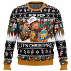 Pop Pop It's Christmas Bruno Mars Ugly Christmas Sweater