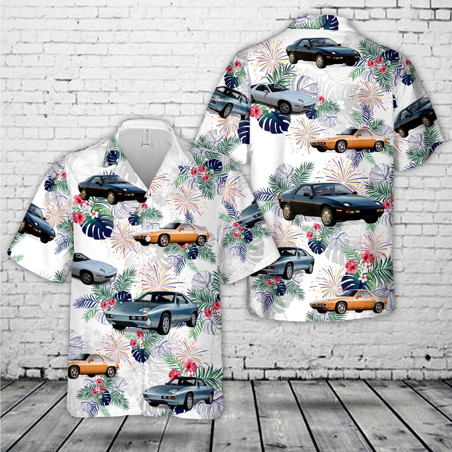 Porsche 928 1978, 4th Of July Hawaiian Shirt