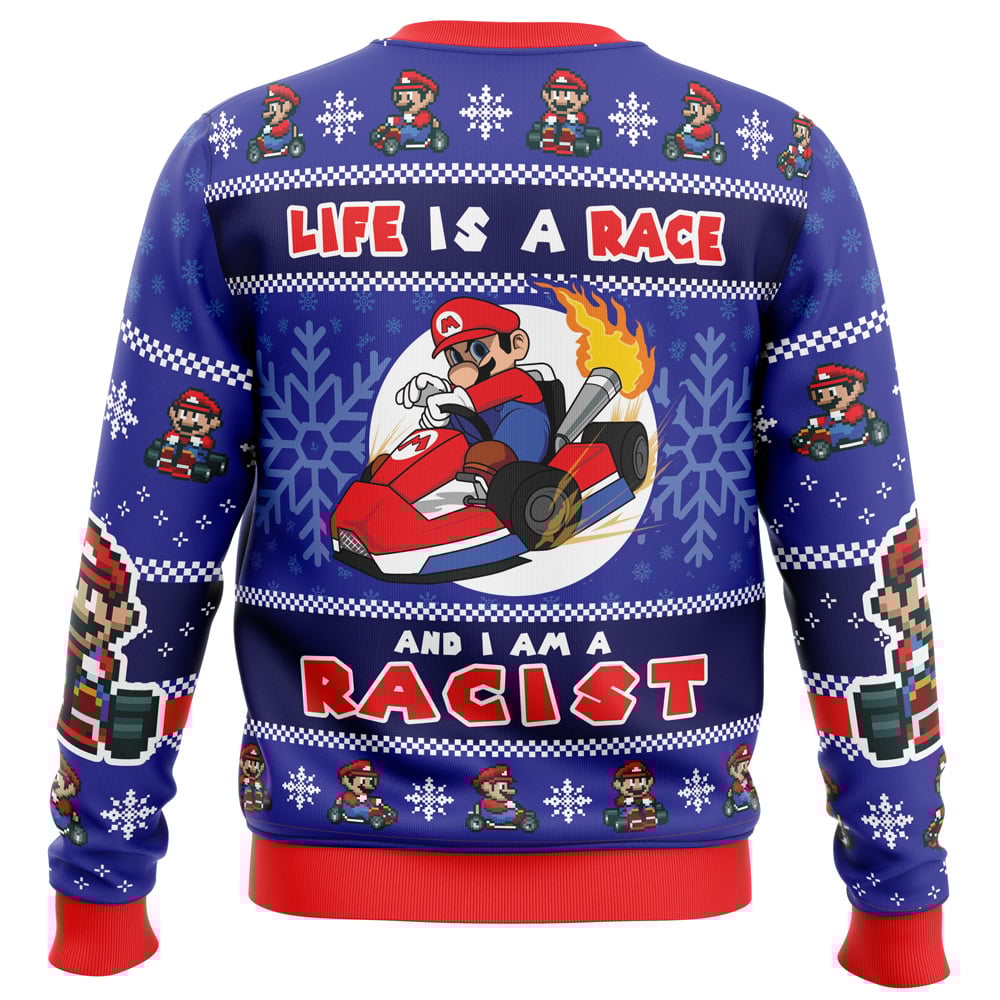 Racer Meme Mario Kart Super Mario Bros. Ugly Christmas Sweater