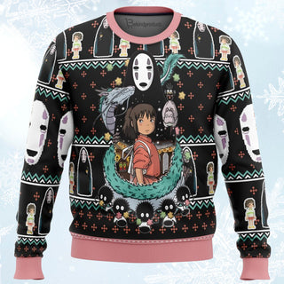 SPIRITED AWAY Avatar Ugly Christmas Sweater For Men & Women Christmas Gift Sweater BH086