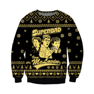 Superbad I'm McLovin' Ugly Christmas Sweater For Men & Women Christmas Gift Sweater CEE019