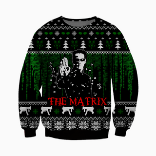 The Matrix Ugly Christmas Sweater For Men & Women Christmas Gift Sweater CEE026