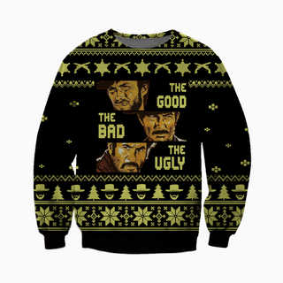 The Bad The Good The Ugly Ugly Christmas Sweater For Men & Women Christmas Gift Sweater CEE030