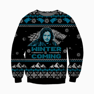 Winter Is Coming Ugly Christmas Sweater For Men & Women Christmas Gift Sweater CEE032