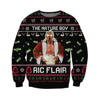 The Nature Boy Ric Flair Ugly Christmas Sweater For Men & Women Christmas Gift Sweater CEE098