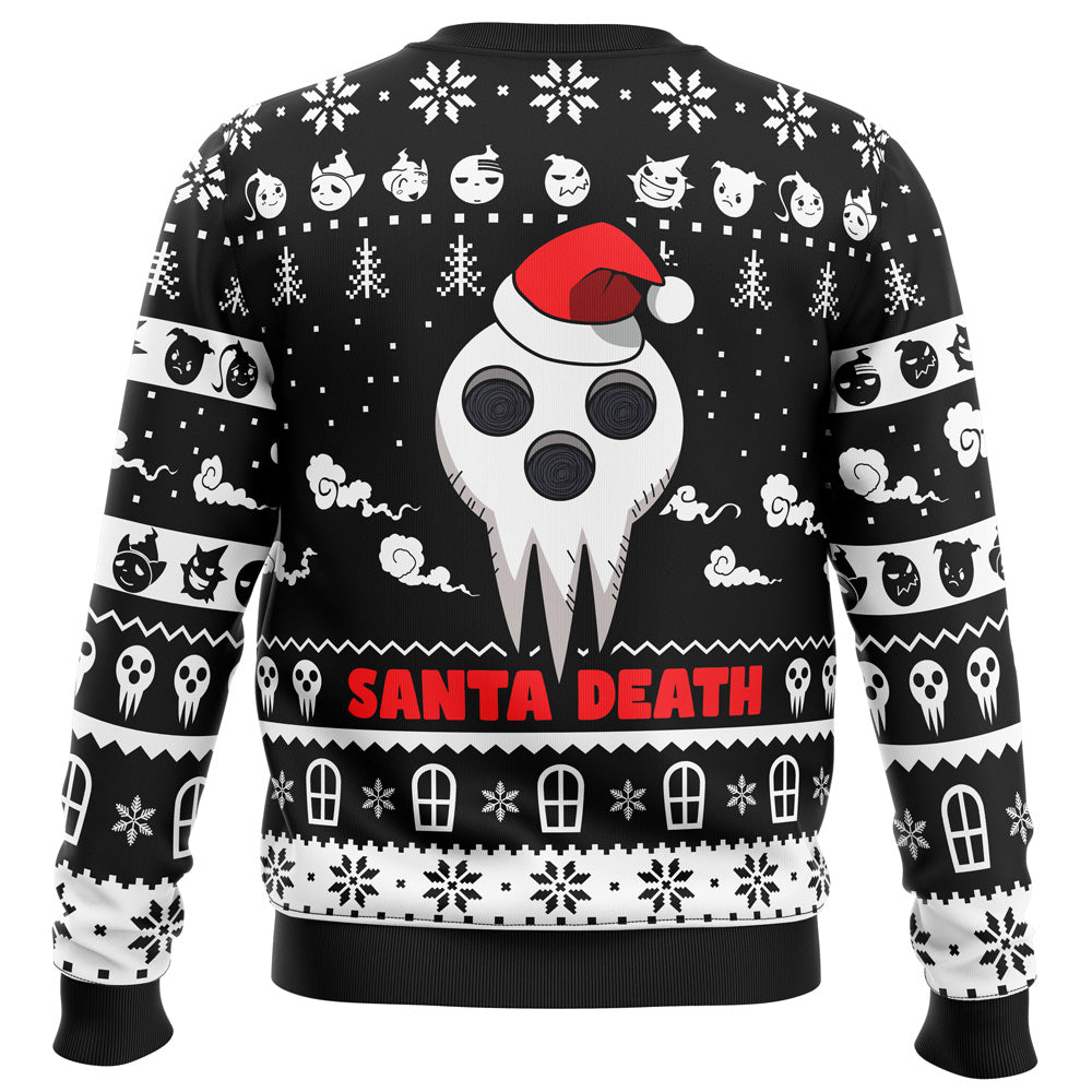 Santa Death Soul Eater Ugly Christmas Sweater