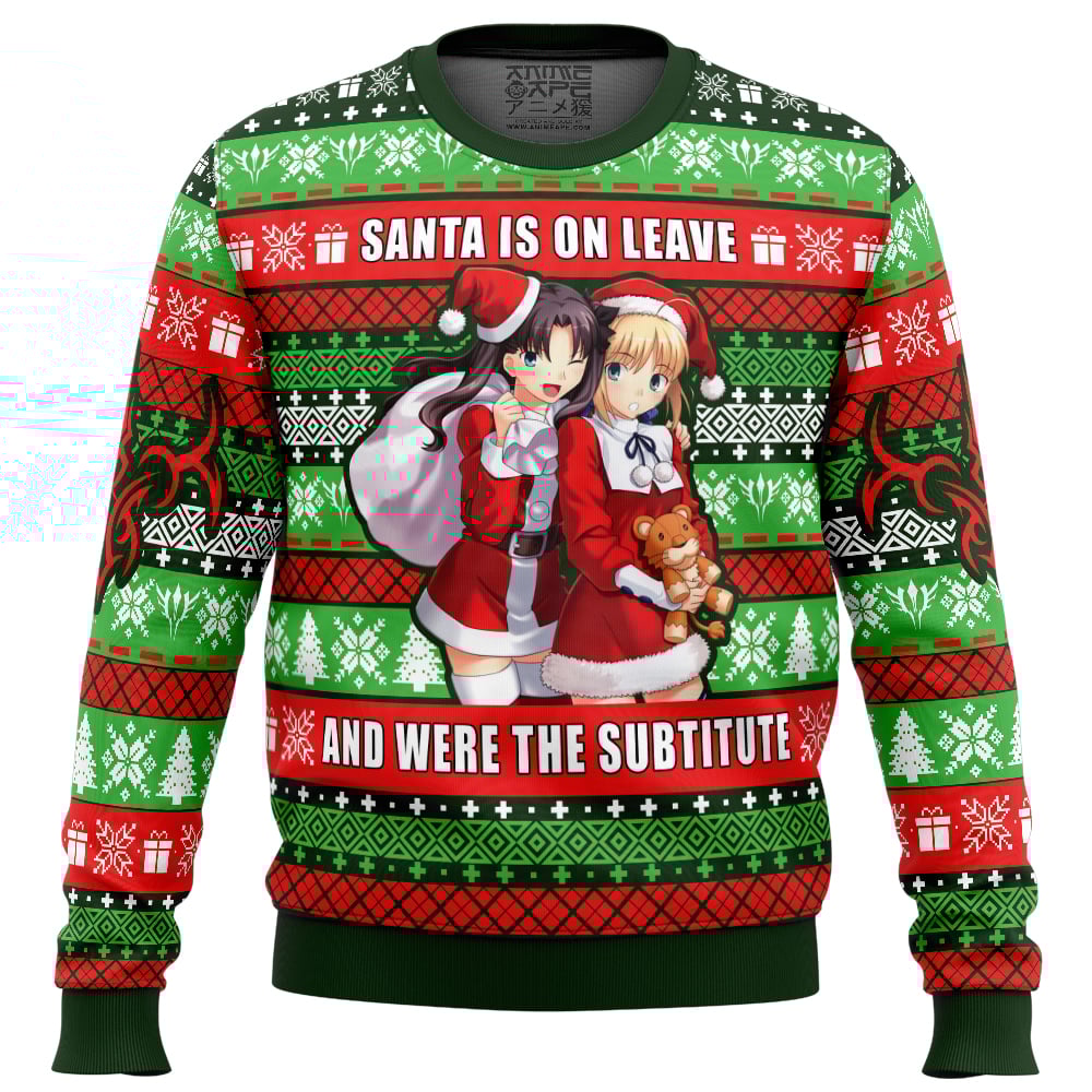 Santa Is On Leave Fate Ugly Christmas Sweater