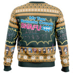 Santas Naughty List My Teen Romantic Comedy Ugly Christmas Sweater