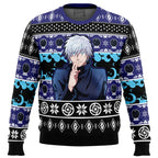 Satoru Gojo Domain Expansion Jujutsu Kaisen Ugly Christmas Sweater