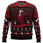 Say Whhhhaaat Anchorman Ugly Christmas Sweater