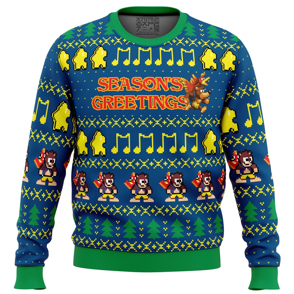 Season's Greetings Banjo-Kazooie Ugly Christmas Sweater