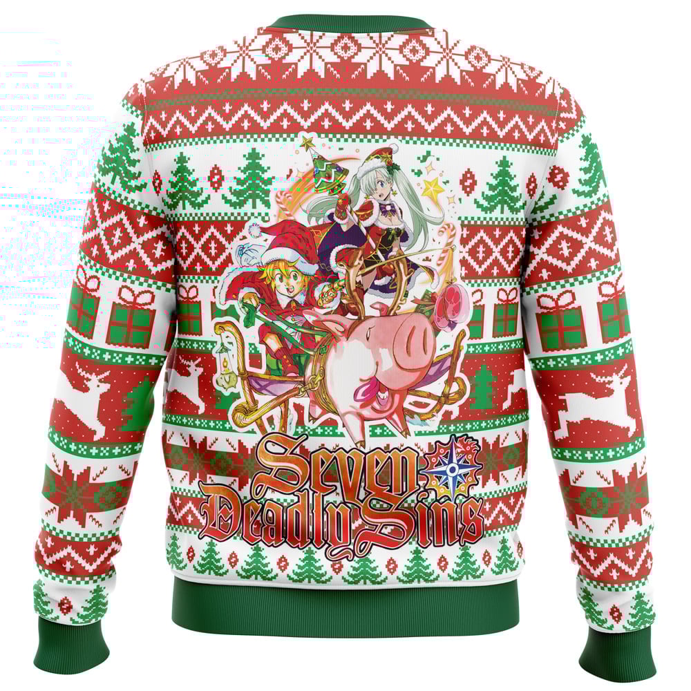 Seven Deadly Sins Alt Ugly Christmas Sweater