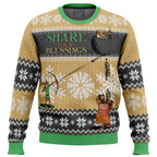 Share Your Blessings Robin Hood Ugly Christmas Sweater