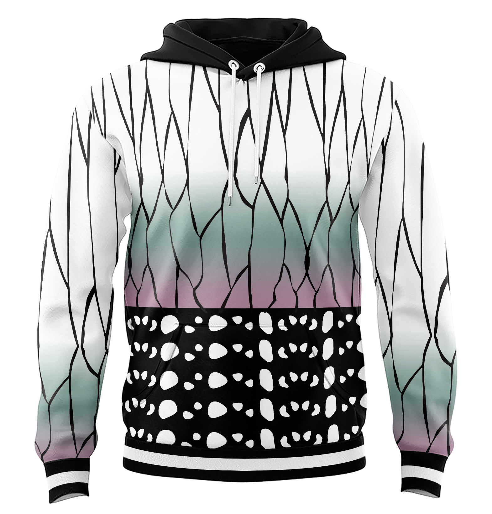 Shinobu Kocho Pattern Demon Slayer Hoodie
