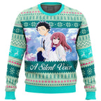Shouko and Shouya A Silent Voice Ugly Christmas Sweater