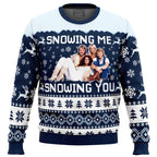 Snowing Me Snowing You ABBA Ugly Christmas Sweater