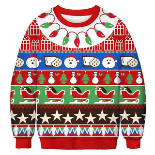 Snowman Tree Christmas Ugly Christmas Sweater For Men & Women Christmas Gift Sweater US1429