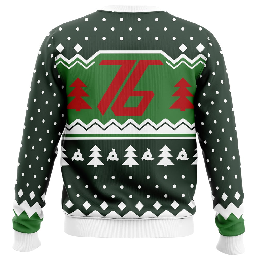 Soldier 76 Ugly Sweater Skin Overwatch Ugly Christmas Sweater