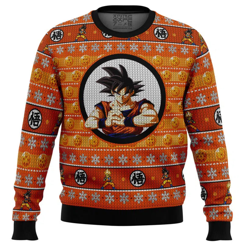 Dragon Ball Z Son Goku Ugly Christmas Sweater