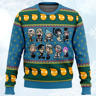 Soul Eater Ugly Christmas Sweater For Men & Women Christmas Gift Sweater PT350