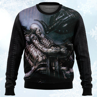 Space Jockey Ugly Christmas Sweater For Men & Women Christmas Gift Sweater PT431