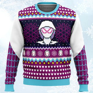 Spider Gwen Spider Verse Ugly Christmas Sweater For Men & Women Christmas Gift Sweater PT624