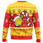SpongeBob Licking SpongeBob Squarepants Ugly Christmas Sweater