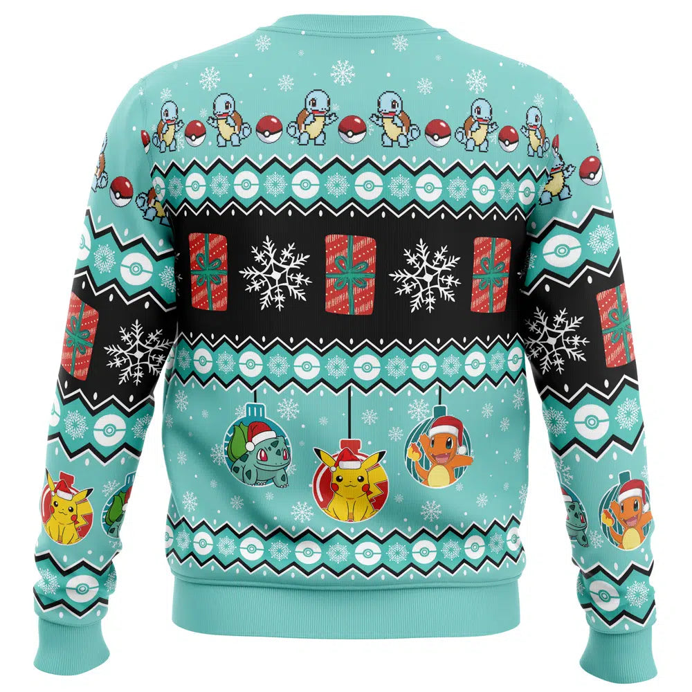Squirtle I Choose You Pokemon Ugly Christmas Sweater