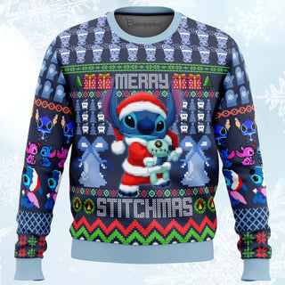 Stitch Lilo and Stitch Ugly Christmas Sweater For Men & Women Christmas Gift Sweater BH367