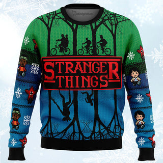 Stranger Things  Ugly Christmas Sweater For Men & Women Christmas Gift Sweater PT030