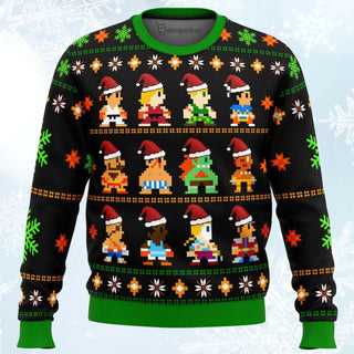 Street Fighter Classic Collection Ugly Christmas Sweater For Men & Women Christmas Gift Sweater BH446