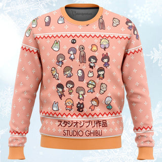 Studio Ghibli Cuties Ugly Christmas Sweater For Men & Women Christmas Gift Sweater BH167