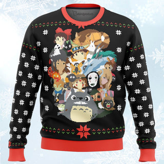 Studio Ghibli Xmas  Ugly Christmas Sweater For Men & Women Christmas Gift Sweater PT739