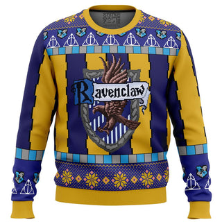 Stylish Ravenclaw House Icon Ugly Christmas Sweater For Men & Women Christmas Gift Sweater US4236