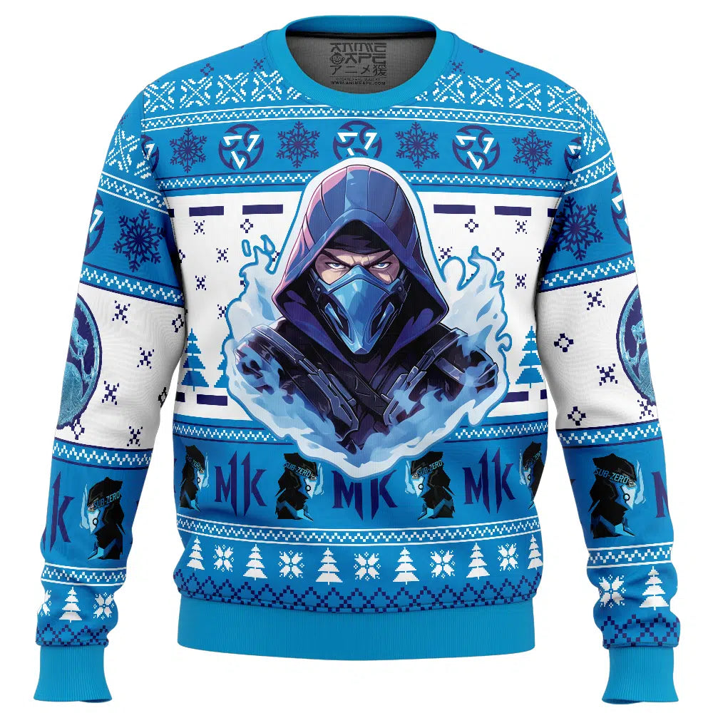 Sub Zero Mortal Kombat Ugly Christmas Sweater
