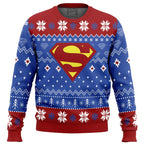 Super Heroes Superman Christmas Ugly Christmas Sweater