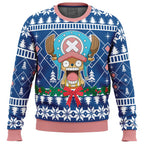Surprised Tony Tony Chopper One Piece Ugly Christmas Sweater