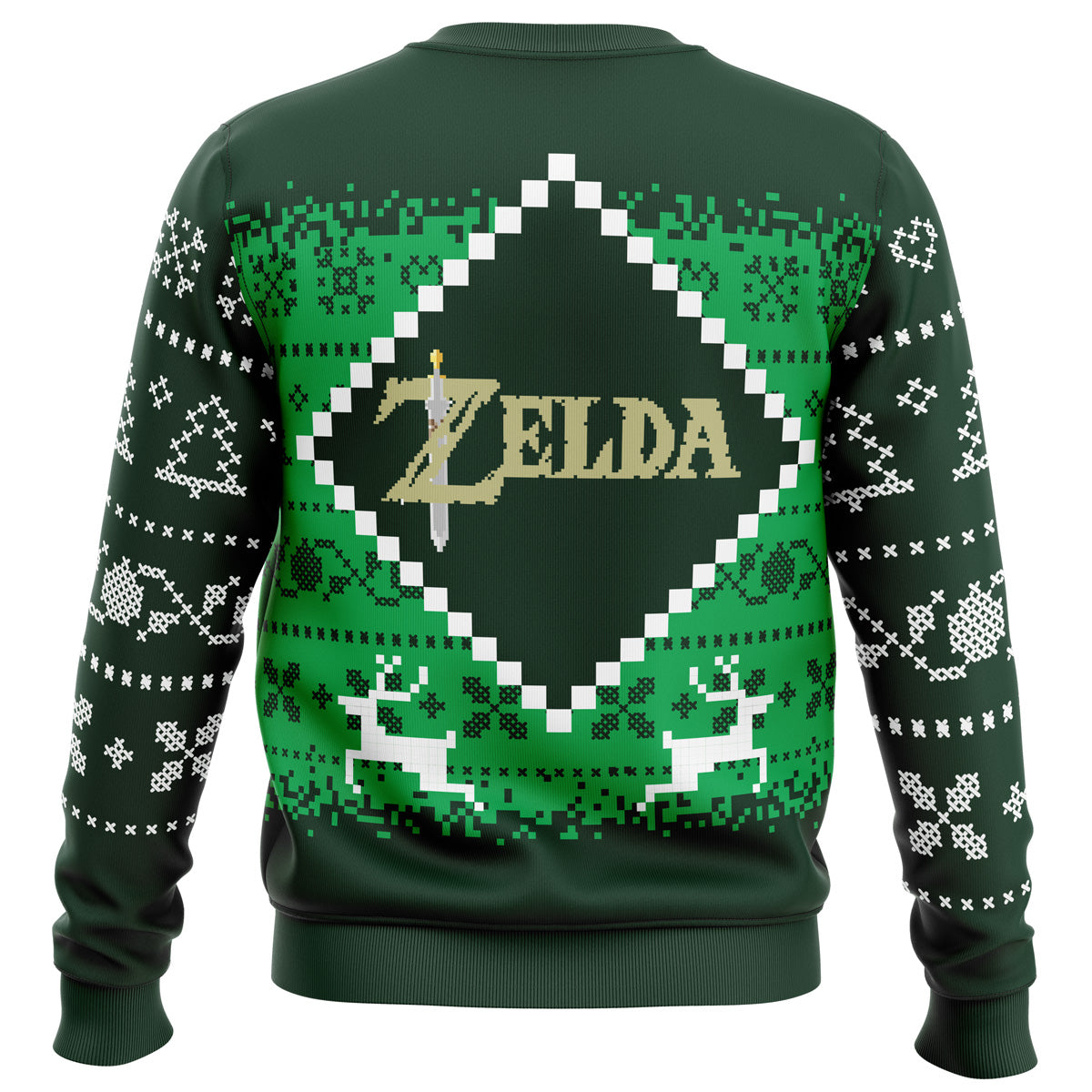 Legendary Warrior of Christmas Zelda Ugly Christmas Sweater