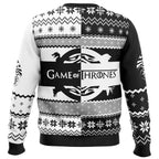 Game of Thrones House Black and White Ugly Christmas Sweater