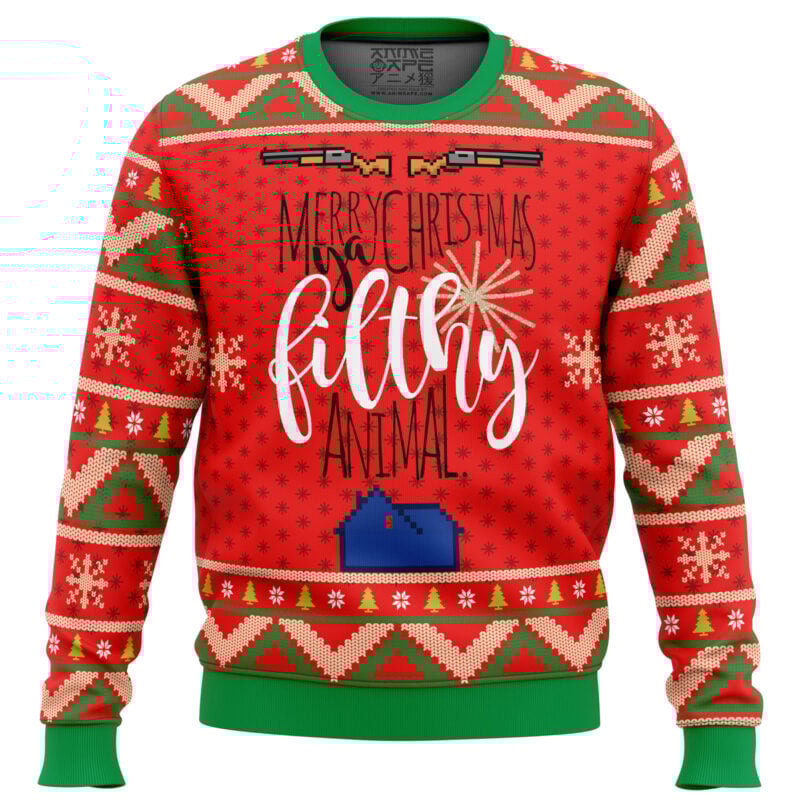Merry Christmas Ya Filthy Animal Ugly Christmas Sweater