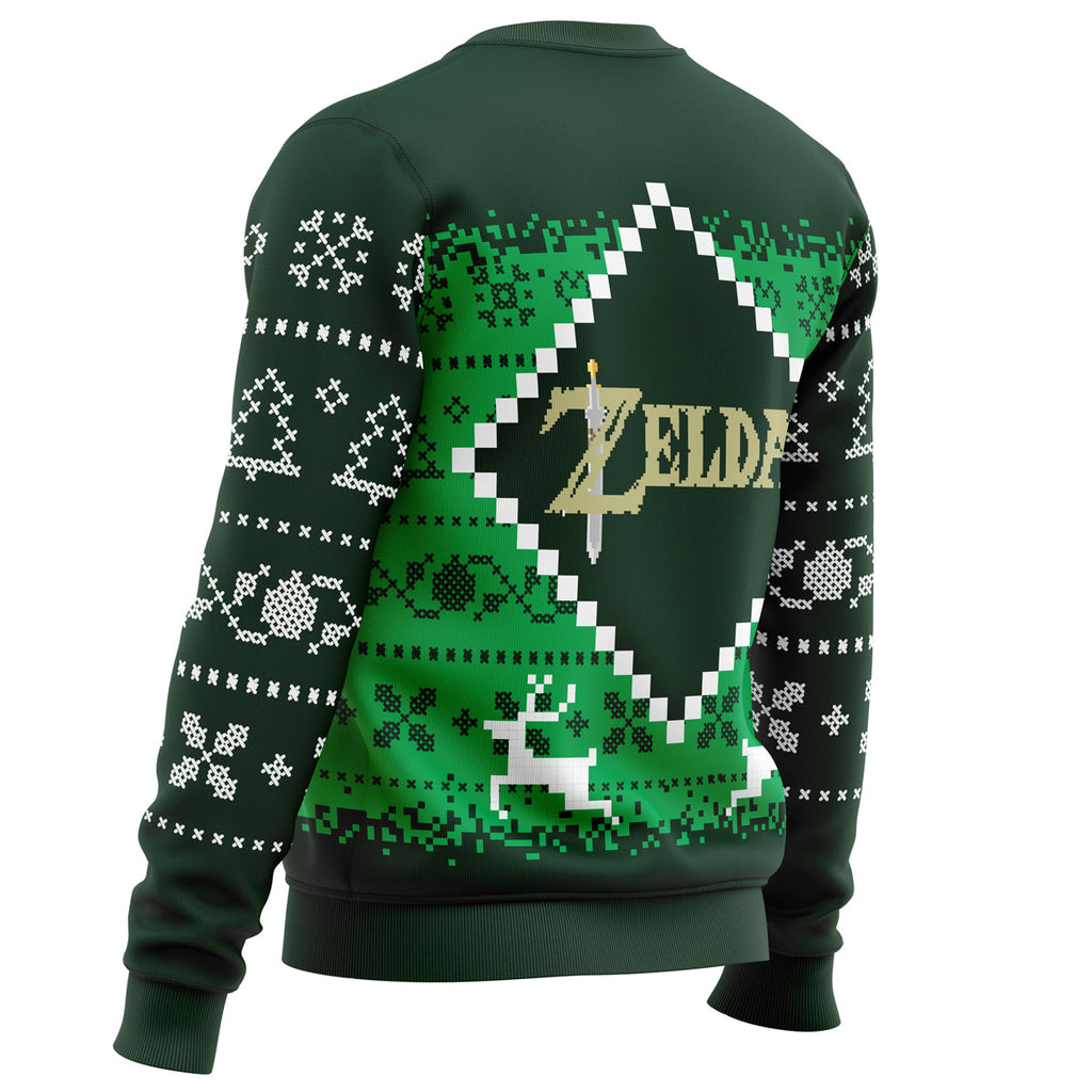 Legendary Warrior of Christmas Zelda Ugly Christmas Sweater