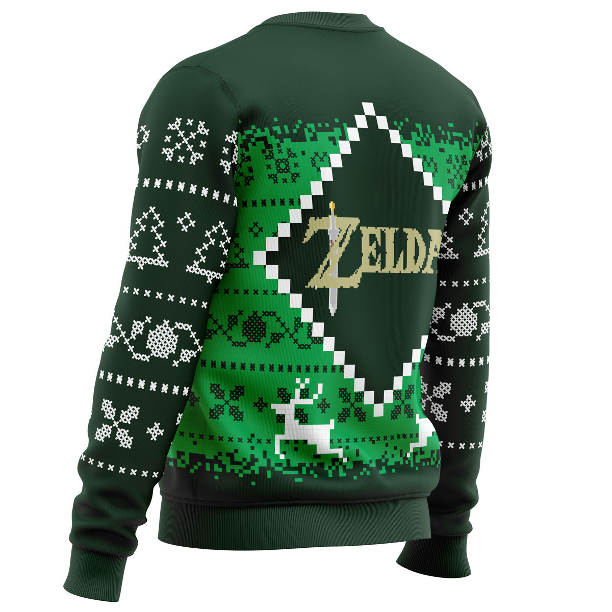 Legendary Warrior of Christmas Zelda Ugly Christmas Sweater