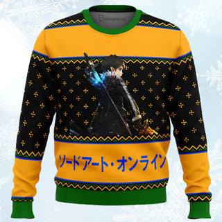 Sword Art Online Beater Ugly Christmas Sweater For Men & Women Christmas Gift Sweater BH527