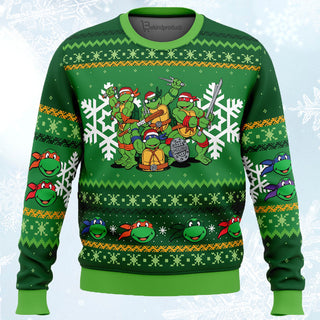 TMNT-Christmas Ugly Christmas Sweater For Men & Women Christmas Gift Sweater PT504