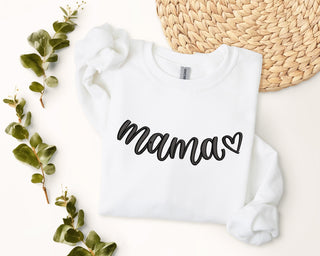 Minimal mama Embroidered Shirt, Mother's Day Sweatshirt, Mom Sweatshirt