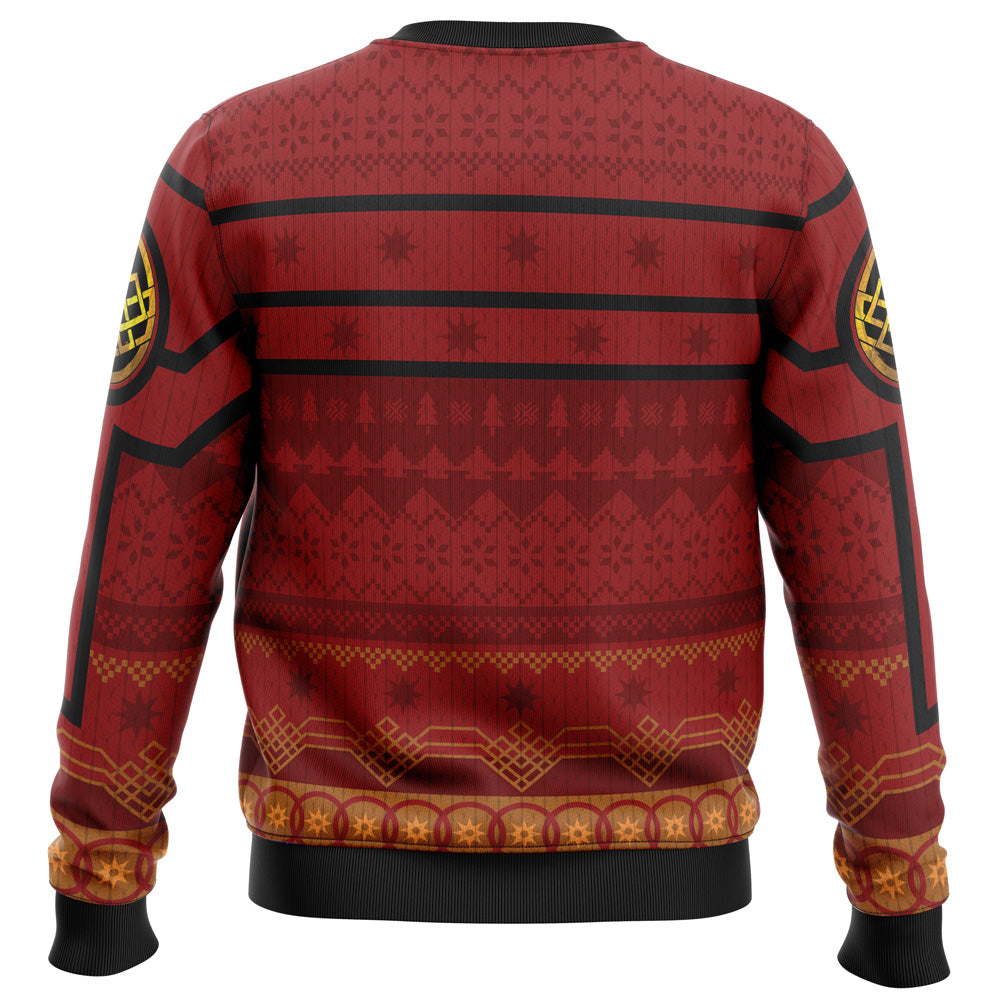 Ten Golden Rings Shang-Chi Marvel Ugly Christmas Sweater