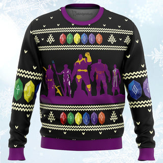 Thanos Ugly Christmas Sweater For Men & Women Christmas Gift Sweater PT353