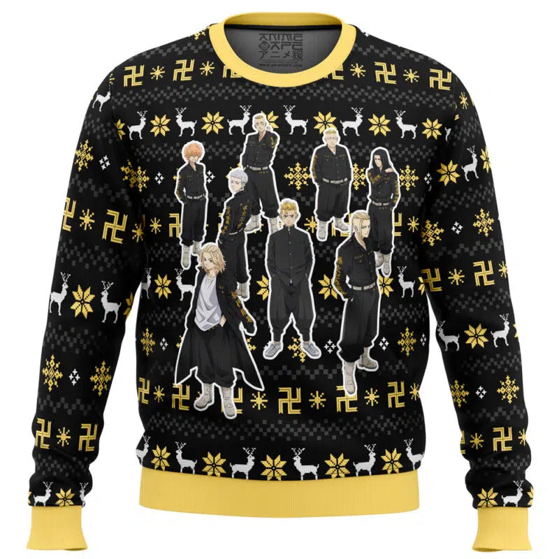 The Buddhist Symbol Tokyo Revengers Ugly Christmas Sweater