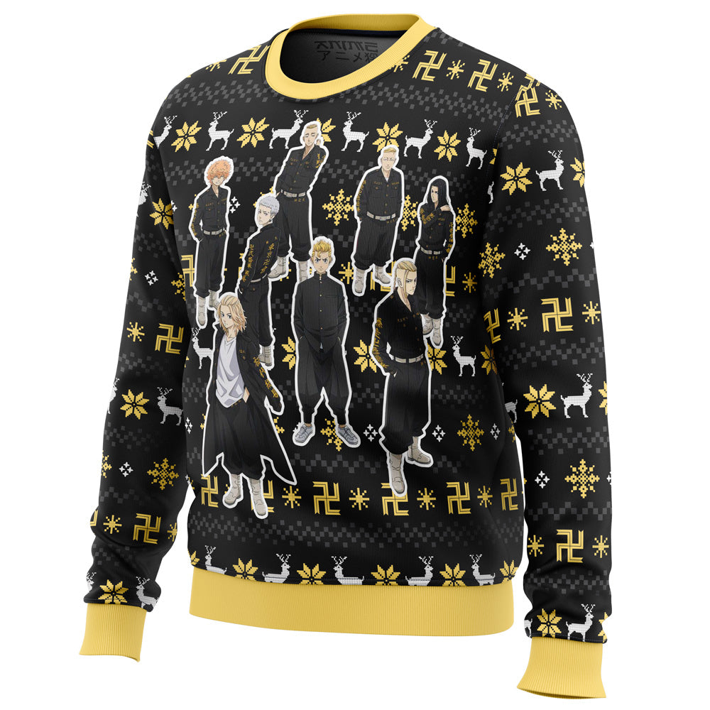 The Buddhist Symbol Tokyo Revengers Ugly Christmas Sweater