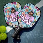 Custom The Cream of the Crop Randy Savage Pop Culture Pickleball Paddle